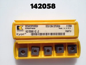 SDCW 433 PDSR8 GN Grade KY3500 New Full Package of 5 Kennametal Carbide Inserts - Picture 1 of 3