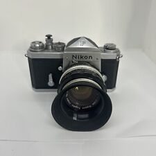 Nikon F prism finder 35mm SLR motorized camera W/ Nikkor-S F=50mm