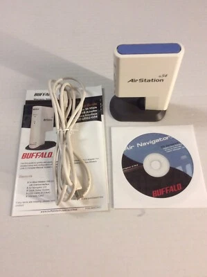 Buffalo WLI2-USB2-G54 USB Adapter 2.4 GHZ MBPS - Image 1 of 4