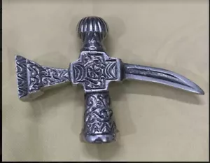 Antique Design Aluminium Head Handle Only /Walking Cane Stick Best gift item - Picture 1 of 4
