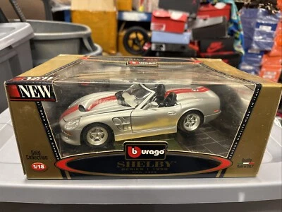 Burago 1998 Shelby Serie 1 COD 3323 1:18 Edición Hold Diecast  Foto 1 de 4