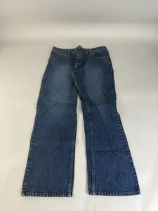 Vintage Tommy Hilfiger Jeans Herren 34/30 Baggy Hiphop schwarz Spell Out Bund Skate - Bild 1 von 4
