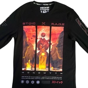 Rage Nation T Shirt M Long Sleeve Shirt Heros Journey Stoic Digital Media - Picture 1 of 9