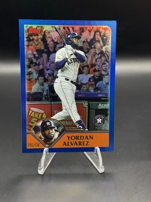 2023 Topps Archives Yordan Alvarez /199 Rainbow Foil Houston Astros #243 - Image 1 of 3