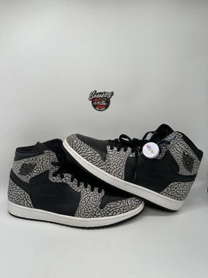 Nike Air Jordan 1 Retro OG Alto Negro Cemento 839115-013 Elephant Un-Supreme 14 Foto 1 de 4