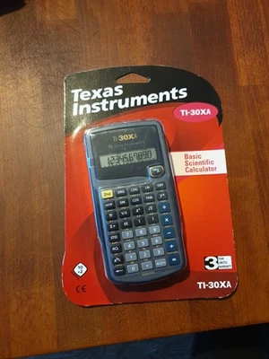 Texas Instruments TI-30XA Schulrechner - Einzeiliges, 10-stelliges Display - Bild 1 von 2