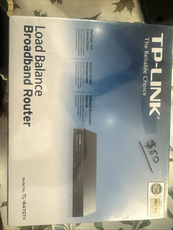 TP-Link Load Balance Broadband Router TL-R470T+ - BRAND NEW SEALED - Image 1 of 1