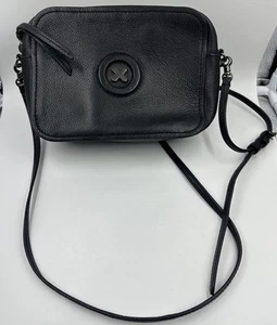 MIMCO Black Ladies Leather Satchel Crossbody Bag Style # 60223061 Small Size - Picture 1 of 9