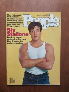 People Magazine May 8 Sylvester Stallone Rocky First Cover Newsstand No Label - Picture 1 of 2