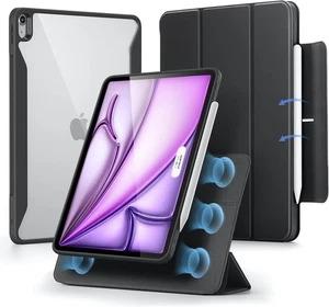 ESR Hybrid Hülle für iPad Air 13 Zoll 2025/2024 Abnehmbare Magnet Cover Schwarz - Bild 1 von 13
