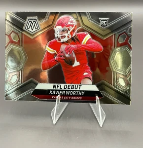 2024 Panini Mosaic XAVIER WORTHY (RC) NFL Debut Rookie Card Insert #285 Chiefs - Picture 1 of 5