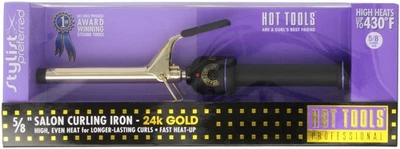 HOT TOOLS (HL1109) HOT TOOL C/IRON GOLD SPRING - Image 1 of 2