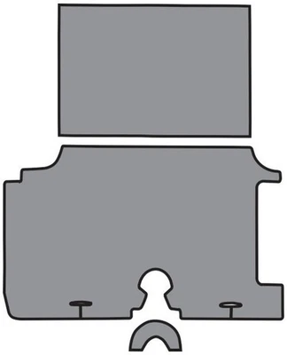 Chevrolet Impala 1959 alfombrilla de maletero 15 V GM Waffle TM vinilo Foto 1 de 2