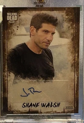 🔥☠️2018 Walking Dead Autograph  Jon Bernthal as Shane Walsh. #20/25 rare* 🔥🔥 - Image 1 of 2