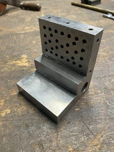 Winkel Platte Maschinist Werkzeug Matrizenmacher gebohrt Gewinde Befestigung Set Up Präzision - Bild 1 von 13