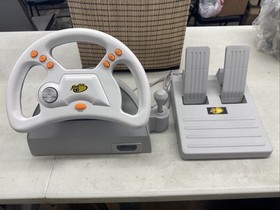 Mad Catz Steering Wheel & Pedals Racing Controller Wired Dreamcast