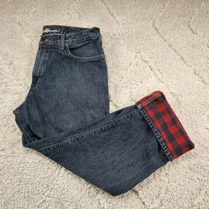 Eddie Bauer Herren Jeans Flanell gefüttert Straight Relaxed Fit Jagd warm Gr. 36x30 - Bild 1 von 17