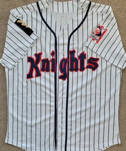 Robert Redford Signed Autographed New York Knights Roy Hobbs Custom Jersey COA - Picture 1 of 9