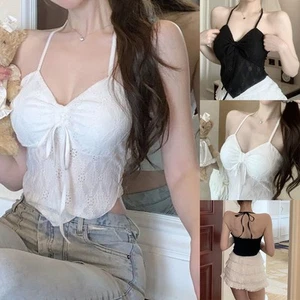 Stylish Hanging Neck Vest for Women Suitable for Yoga and Fitness Training - Picture 1 of 19