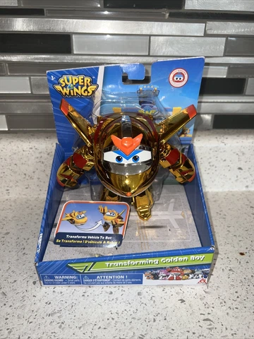 Super Wings Transforming Golden Boy Cover