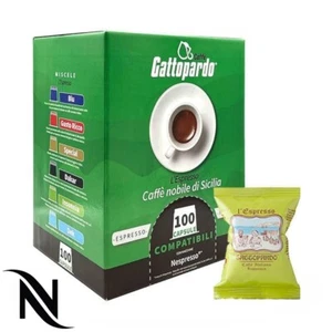 300 capsule caffé TODA Gattopardo MISCELA GUSTO INSONNIA compatibili NESPRESSO ! - Foto 1 di 1