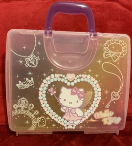 A Very Sweet Large Sanrio 2011 Hello Kitty Fairy Plastic Carry Case - Picture 1 of 3