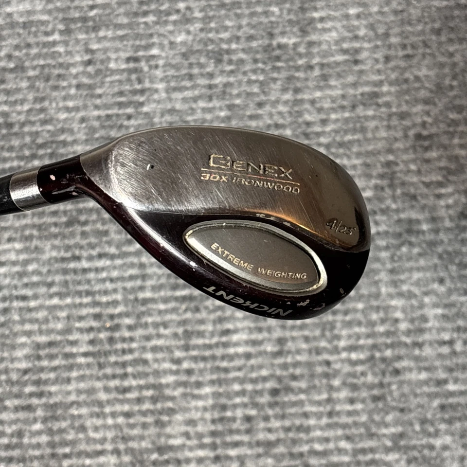 Nickent Genex 3DX Ironwood 4 Hybrid 23* Gold Club S-Flex 75g Graphite 39" LH - Image 1 of 4