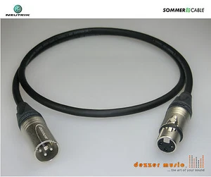 5m Mikrofonkabel XLR 3pol -Profi- Sommer Cable Galileo mit Neutrik XX NEU