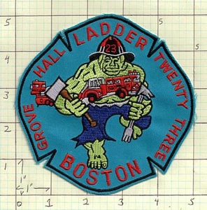 Boston Massachusetts Ladder 23 Grove Hall Hulk bg52 fire patch - Picture 1 of 1