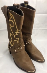 Yoki Dexie-03 Boots Western Style Cowboy SZ 7.5 - Picture 1 of 7