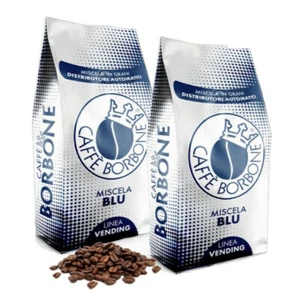 Bourbon Kaffeebohnen Linie Vending Mischung BLAU 1 kg Beutel in Bohnen - Bild 1 von 7