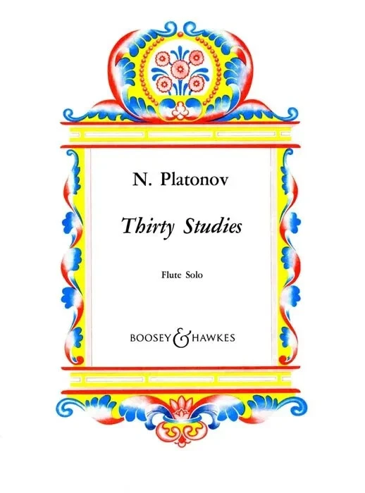 Thirty Studies for Flute by Nikolai Platonov (BH2024) **Clearance** - Image 1 of 1