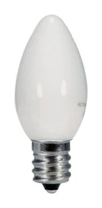 Satco S9157 White E12 Candelabra Base 14 lm. C7 LED Night Light Bulb 0.5W - Picture 1 of 1