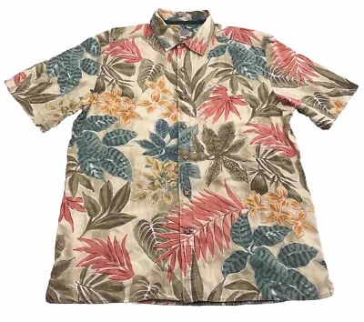 Vintage Territory Ahead Hawaiian Shirt Mens L Floral Aloha Colorful Camp Casual - Image 1 of 4