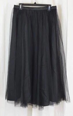 Alex Evenings Women's Tea Length Dress Skirt Black Size XL (see below) - Image 1 of 3