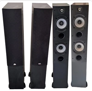 Pair PSB Image 4T Loudspeaker Floor Standing 500Hz 2.2kHz 10-150W - Picture 1 of 13