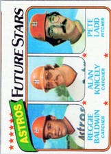 1980 Topps #678 Reggie Baldwin RC/Alan Knicely RC/Pete Ladd RC Houston EX-MT