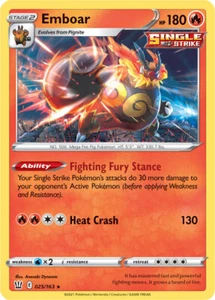Emboar - 025/163 - Holo Rare x1 - NM-Mint - SWSH Battle Styles - Bild 1 von 1