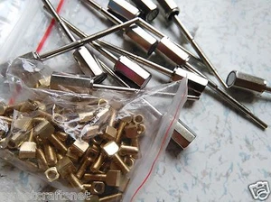 10 PCs Cello Bow Screw 3/4 to 4/4 Silver Color Bow Screws - Picture 1 of 6