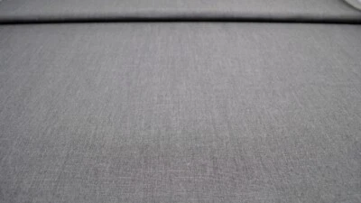Outdoorstoff in Graphit meliert mit Leinenoptik Strapazierfähig & Lichtecht - Bild 1 von 3