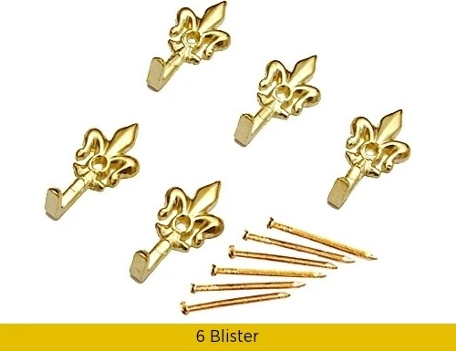 Appendiquadro Giglio Oro Luc N.0mm32 Pz5 Blister  6 Diesse BLGHU1088 - Immagine 1 di 1