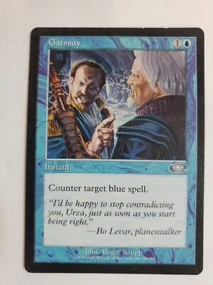 MTG Magic The Gathering Card Gainsay Instant Blue Planeshift 2001  - Image 1 of 2