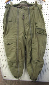 Vintage WWII US Army Air Forces Type A-11A Intermediate Flying Trousers 30 1945 - Picture 1 of 7