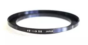 49-58mm Step-Up Ring Adapter - 49mm-58mm Stepping Ring - PERFECT - Picture 1 of 6