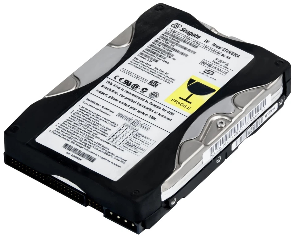 Seagate U6 Hard Drive ST360020A 60GB 5.4K 2MB ATA 3.5'' - Image 1 of 3