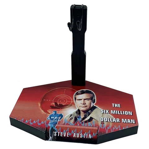 1/6 Scale Action Figure Display Stand The Six Million Dollar Man Steve Austin Cover