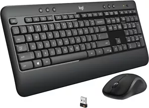 Logitech MK540 Advanced Wireless Keyboard & Mouse +2.4 GHz Unifying USB-Receiver - Picture 1 of 10