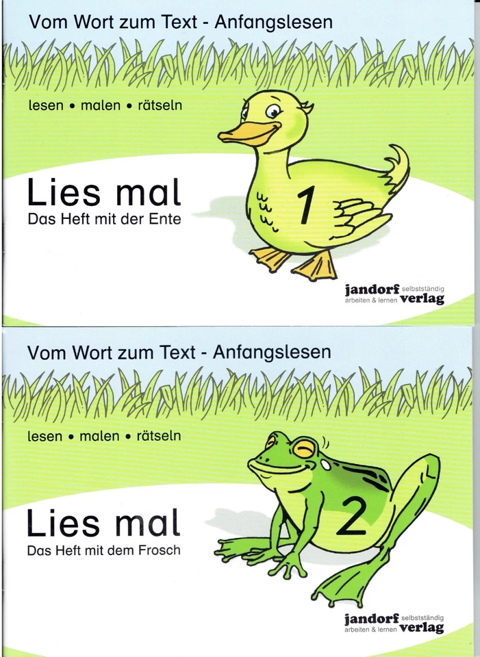 Lies mal - Die Hefte 1 und 2 im Paket (Ente und Frosch) - Bild 1 von 1