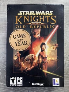 Star Wars: Knights of the Old Republic PC,2003 - KOTOR Complete CIB w Box 4 Disc - Picture 1 of 10