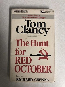 Tom Clancy ~ The Hunt For Red October ~ Audiobook (2) Cassettes ~ 1985 Vintage - Picture 1 of 3